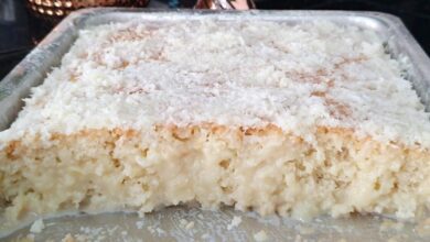 Bolo Gelado de Coco Molhadinho