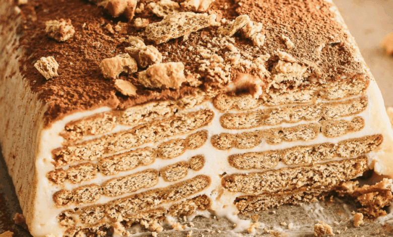 Bolo de Bolachas Lotus Biscoff