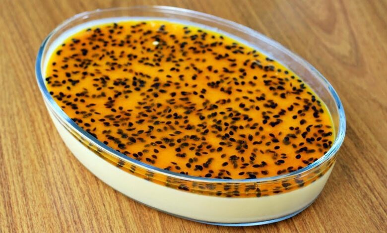 Mousse de Maracujá Caseiro