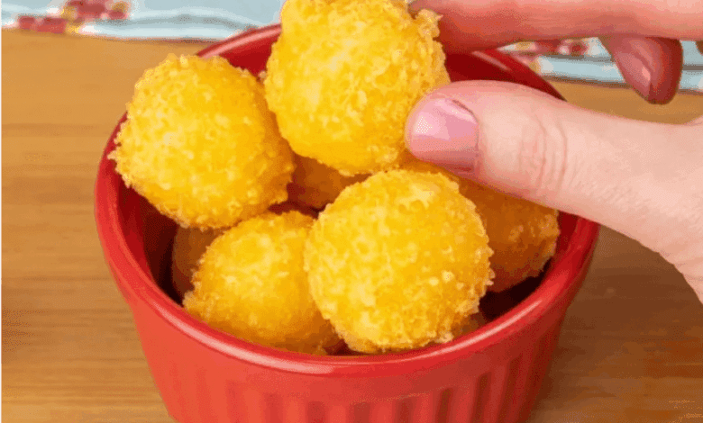 Bolinha de Queijo com 3 Ingredientes