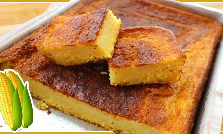 Bolo de Fubá Cremoso