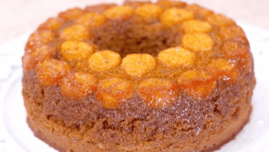 Bolo de Fubá com Banana