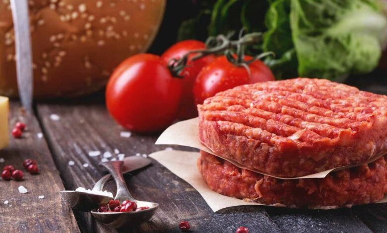 Hambúrguer de Carne Fresca Caseiro