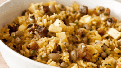 Baião de Dois Tradicional Nordestino com Feijão e Arroz