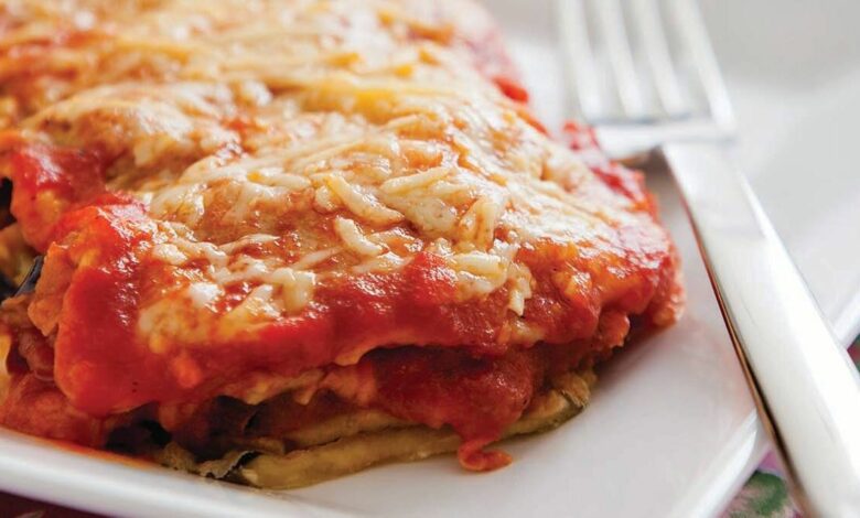 Binringela à Parmegiana