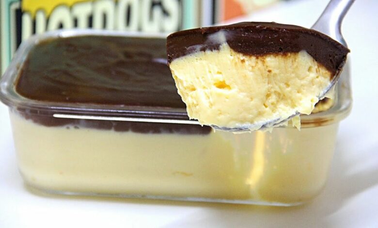 Sobremesa de Maracujá com Chocolate