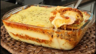 escondidinho de carne moída