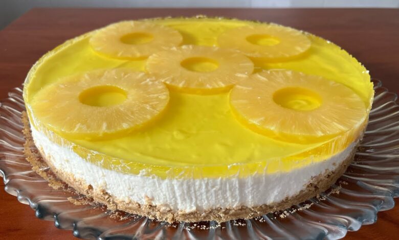 Cheesecake do Céu de Ananás