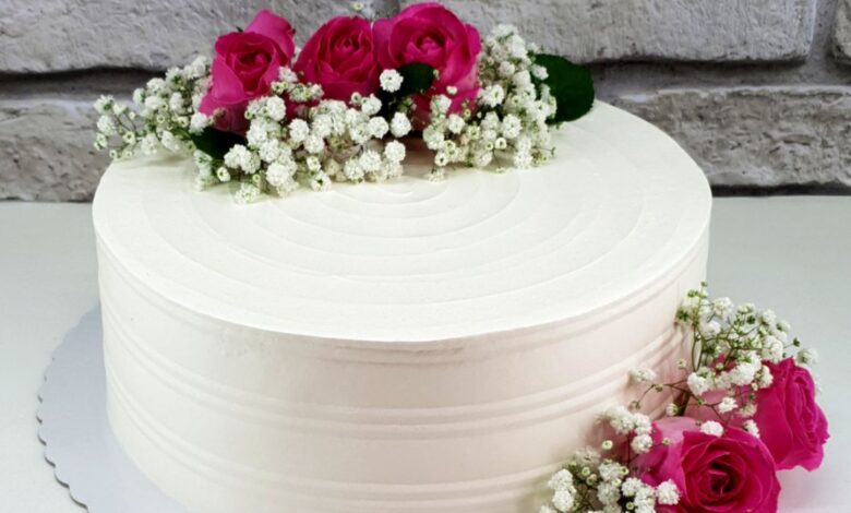 Bolo Decorado de Casamento