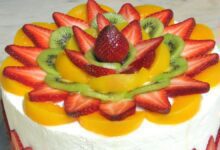 bolo de frutas