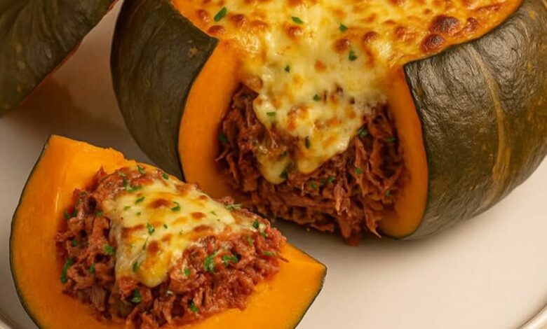 Abóbora Cabotiá Recheada Cremosa: Descobri o Segredo pra Deixar o Recheio PERFEITO e Saboroso, quer saber?