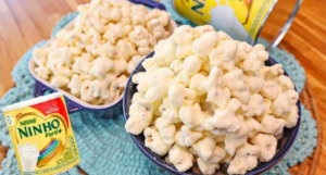 Receita de pipoca de leite ninho: fácil e deliciosa