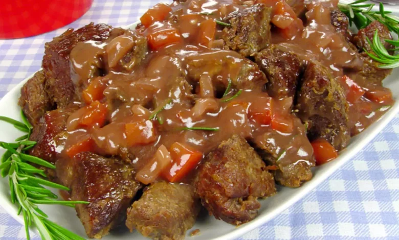 Carne ao Vinho na Pressão