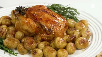 Como Fazer Frango Assado Inteiro Suculento com Batatas